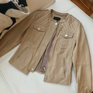 massimo dutti leather jacket XS,  all sale end on 7/18, grab your chance